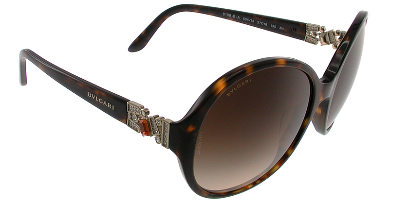 Bvlgari BV8108BA50413 Sunglasses - 45 Degree View