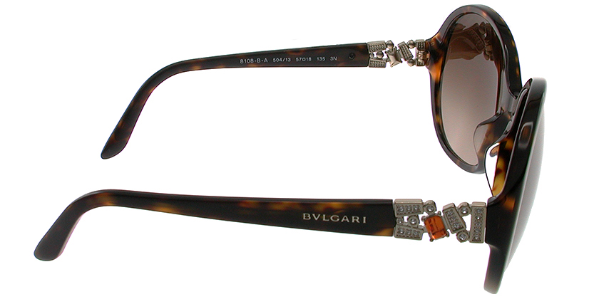 Bvlgari BV8108BA50413 Sunglasses - Side View