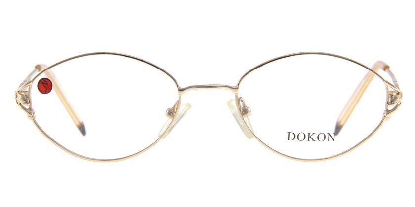 Dokon 2007GOLD Eyeglasses - Front View
