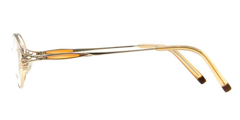 Dokon 2007GOLD Eyeglasses - Side View