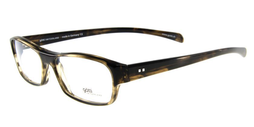 Gotti GTCLAYBSBBN Eyeglasses - 45 Degree View