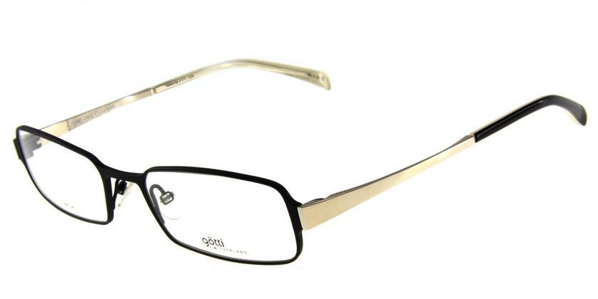Gotti GTGARYBLKMSBK Eyeglasses - 45 Degree View