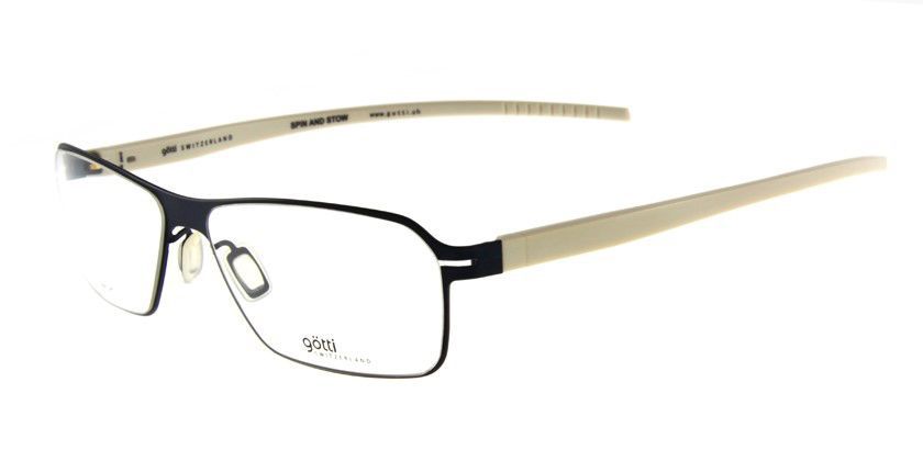 Gotti GTLIAMDVMBK Eyeglasses - 45 Degree View