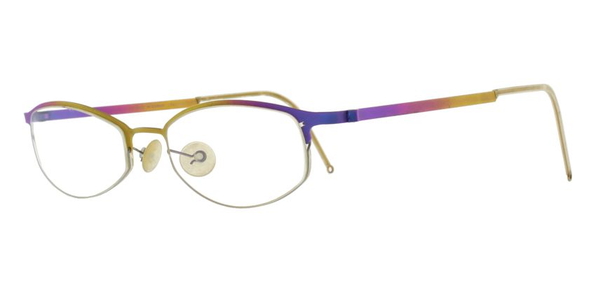 Lindberg STRIP4020 Eyeglasses - 45 Degree View
